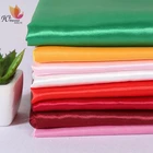 Wholesale Polyester Satin Fabric 50D*75D Shiny Satin Fabric Underwear and Home Textile Fabric