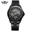 WINNER 010 Men's Automatic Mechanical Stainless Steel Band Watch Business High Quality