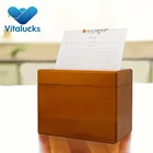Wholesale Eco-Friendly Multipurpose Wood Kitchen Recipe Card Box