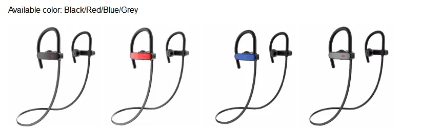 2018 Shenzhen Top sale Bluetooth 4.1 IPX7 Wireless Stereo Earphone /Earbuds/ Headset /Headphone for sports RU10 - ANKUX.COM