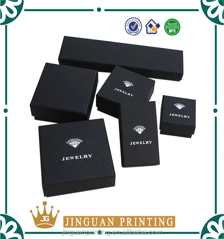 printed logo hot sale gift pack luxury jewellery packaging pap