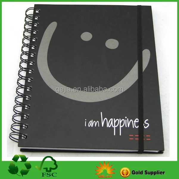 hardcover spiral notebook