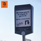 Outdoor Plastic Display Light Box Advertising Billboard