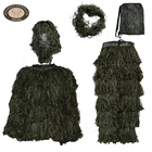 Wholesale custom anti IR men camouflage olive military suit uniform sniper ghillie suit