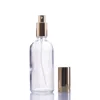 Clear Glass Spray Perfume Eempty Bottle with Gold Atomizer