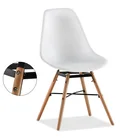 Fine Modern Dinning Chair Wooden Legs Plastic Dinner Kitchen Dining Chairs For Sale
