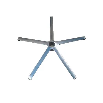 High quality custom aluminum swivel chair base for recliner