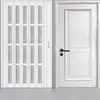 Plastic plexiglass pvc folding door for bathroom