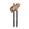 Oem Wholesale Small Fluffy Angled Goat Hair Double Ends Eyeshadow Brush
