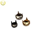 Zinc alloy cone star round shape metal single cap rivets and stud for bags