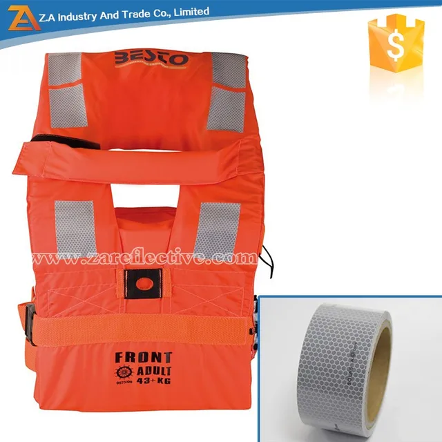 Solas Approved Marine Safety Reflective Tape For Life Jacket