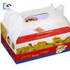Wholesale Custom Printing Disposable Fried Chicken Packaging Box Foldable Food Storage Art Paper Box