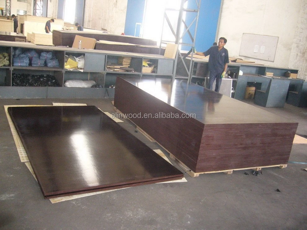 linyi factory film face plywood export to dubai,kuwait,saudi,africa market