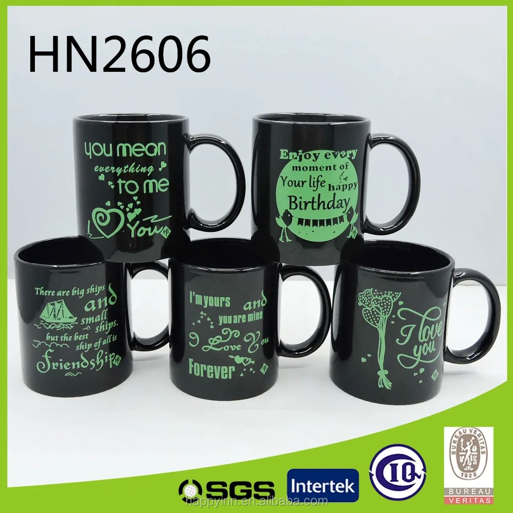 11oz full decals best ceramic mug coffee personalized black mug