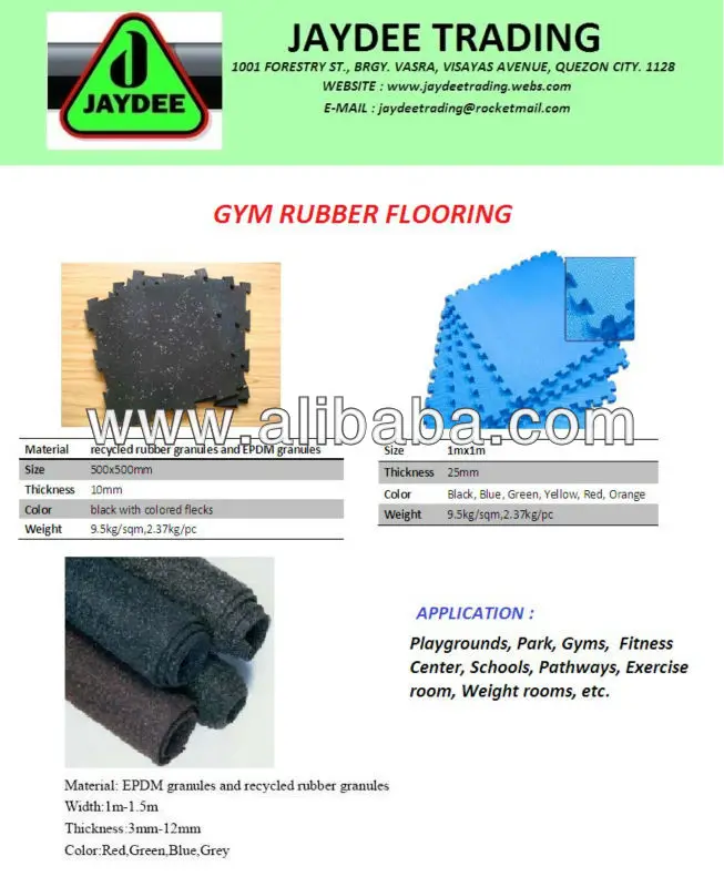 Philippines Gym Floor Mat Rubber Philippines Gym Floor Mat Rubber