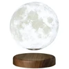 New Magnetic Levitation Floating 3D led luna Moon Lamp PLA Moon Shaped Lamp