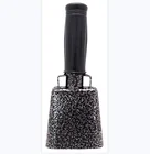 MOQ 72 pcs 6.1inch metal noise maker cow bell with handle