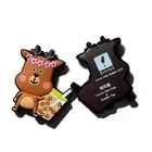 Factory Cheap Custom Rubber 3D Soft PVC Fridge Magnet with Print at Backside