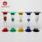 Teachers Timer Set sand clock,1min,5min,2 min,4min,sandglass brushing holder plastic minute sand timer/hourglass