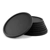 TOP QUALITY Good Grip 4 Inches Diameter heat resistant dishwasher safe Silicone Drink Coasters for bar