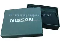 wholesale custom black matt paper square gift scarf box