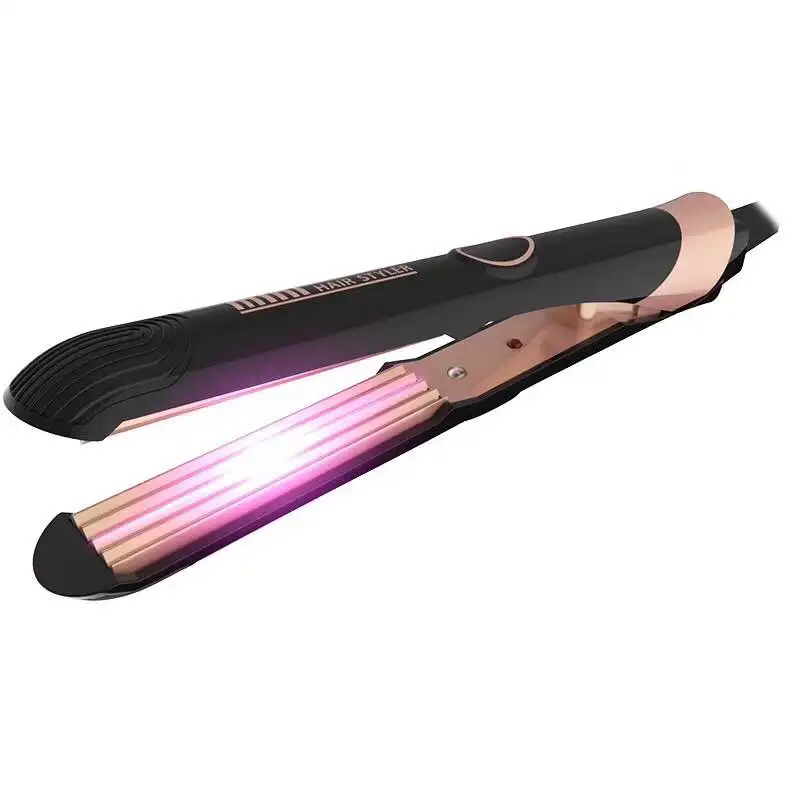 Wholesale private label fast LCD digital display mini 1 inch professional ionic hair flat iron infrared hair straightener