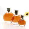 GX026 50 30 15ml flat round lady's perfume glass packaging bottle supplier from china