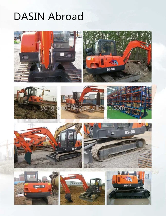 Excellent quality new products small child excavator for sale DS-55 5tons