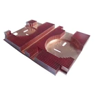 custom cnc machined parts heat sink radiator heatsink copper for military cpu computer machine cooler cooling system