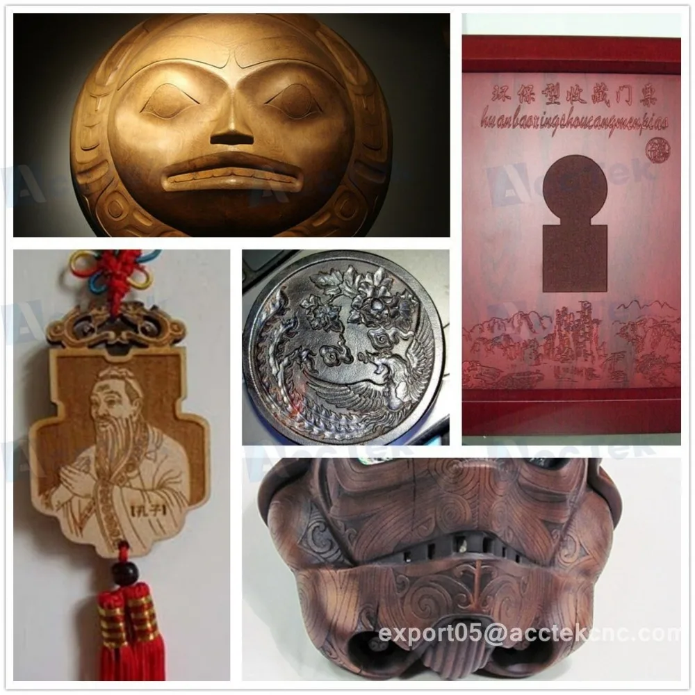 AKG6090 China cheap mini size cnc router 60 90 for advertising and woodworking