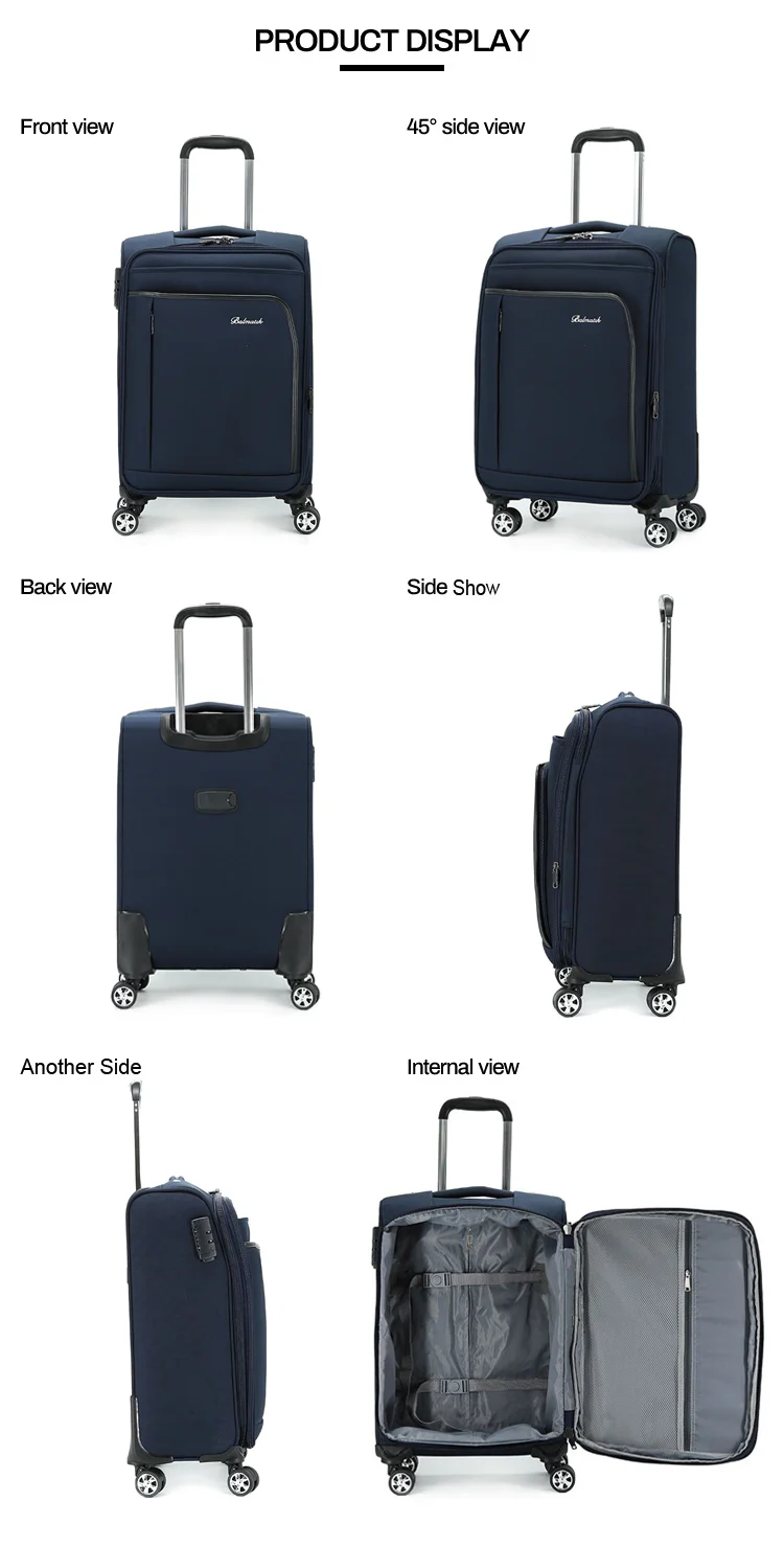 wheeled luggage trolley bags cases