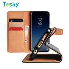 2018 New Arrival Flip Leather Wallet Mobile Phone Case for Samsung Galaxy S9 Plus
