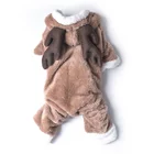 Hot Novel Design Elk Antlers Pet Dog Hoodie Custom Party Clothes Blank