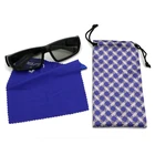 New style sports pouch microfiber soft sunglasses custom logo small bag