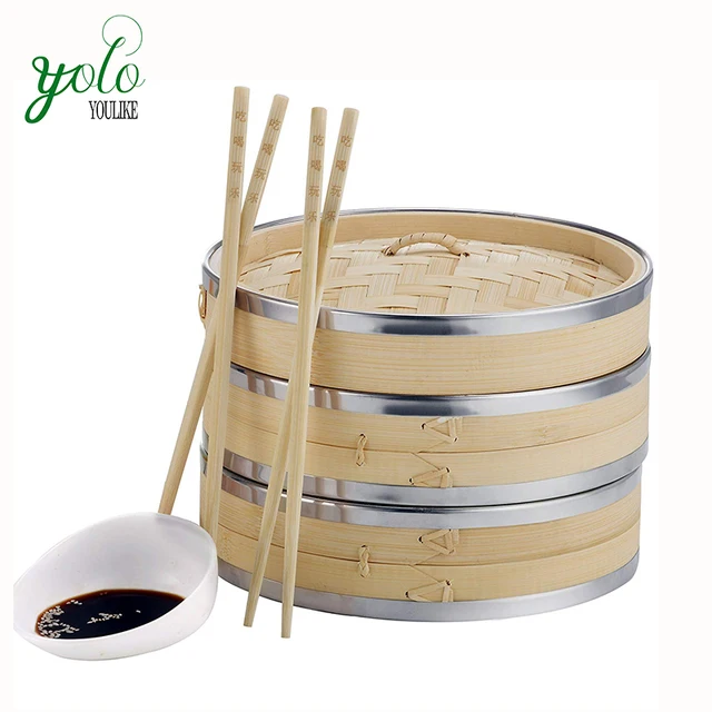 large bamboo steamer picture