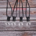 factory price outdoor party patio decorative christmas fairy light string bulb cotton ball string light