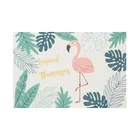 Wholesales 2019 Animal design cotton woven rugs and carpet kids room flamingo carpet for home decoration