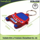 Personalized High Quality Custom Car Shaped 2D Soft PVC Keychain