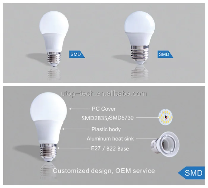 High Power Factor Led Light Bulb E27 Remote Control 16 Color Rgb Led