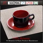 Superior quality 100 melamine arabic coffee cup set
