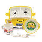 BPA FREE Eco-Friendly Bamboo Fiber Dinnerware for toddler