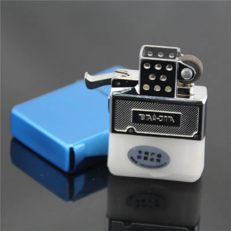 TS-1261 inflatable fire machine movement Removable Wheel flame lighter,windproof lighter