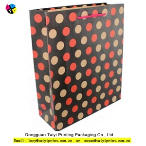 good quality customized handbag shape gift paper bag wholesale