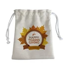 Jewellery Packaging Grocery Pouch Customized Logo Jute Drawstring Bags