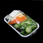 Disposable food tray plastic food tray fruit and vegetable meat white packaging tray