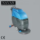 Narrow space small walk behind floor scrubber dryer machine
