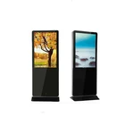 HD video digital signage totem, lcd ad player in supermarket