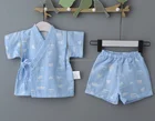 wholesale high quality 100% cotton gauze baby romper