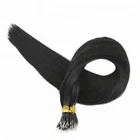 Nano ring tip hair Fashion can customize indian remy hair extensions
