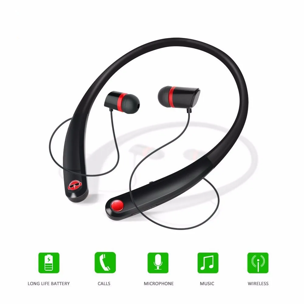 China Wholesaler Voice Control Wireless Neckband Magnetic Bluetooth Bone Conduction Headphone - ANKUX.COM